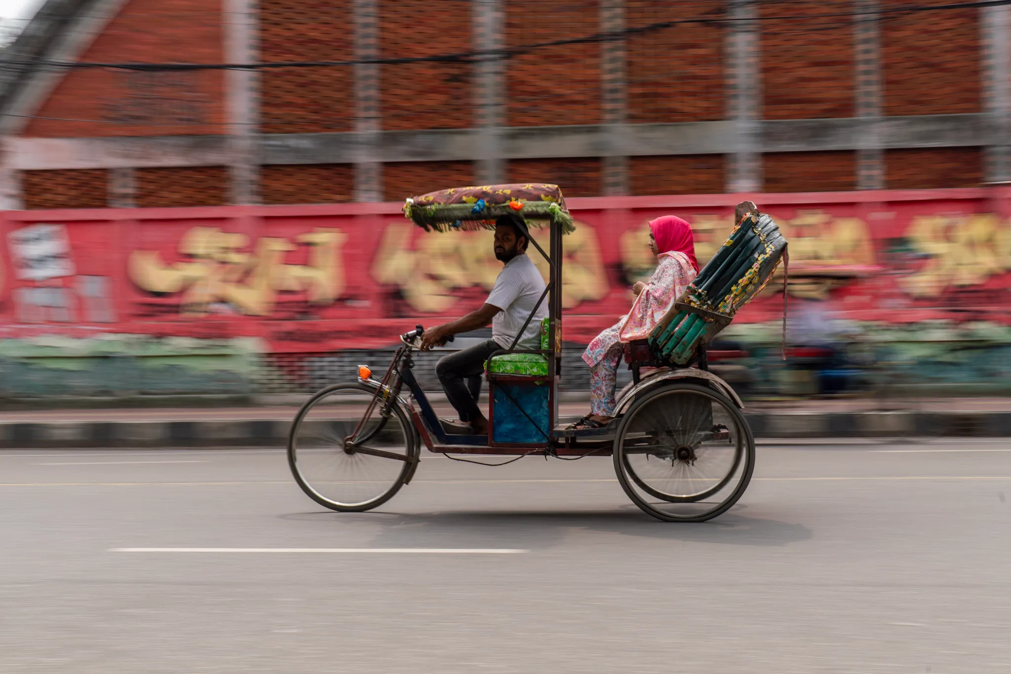 Rickshaw at Speed