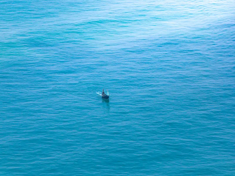 Alone on Blue