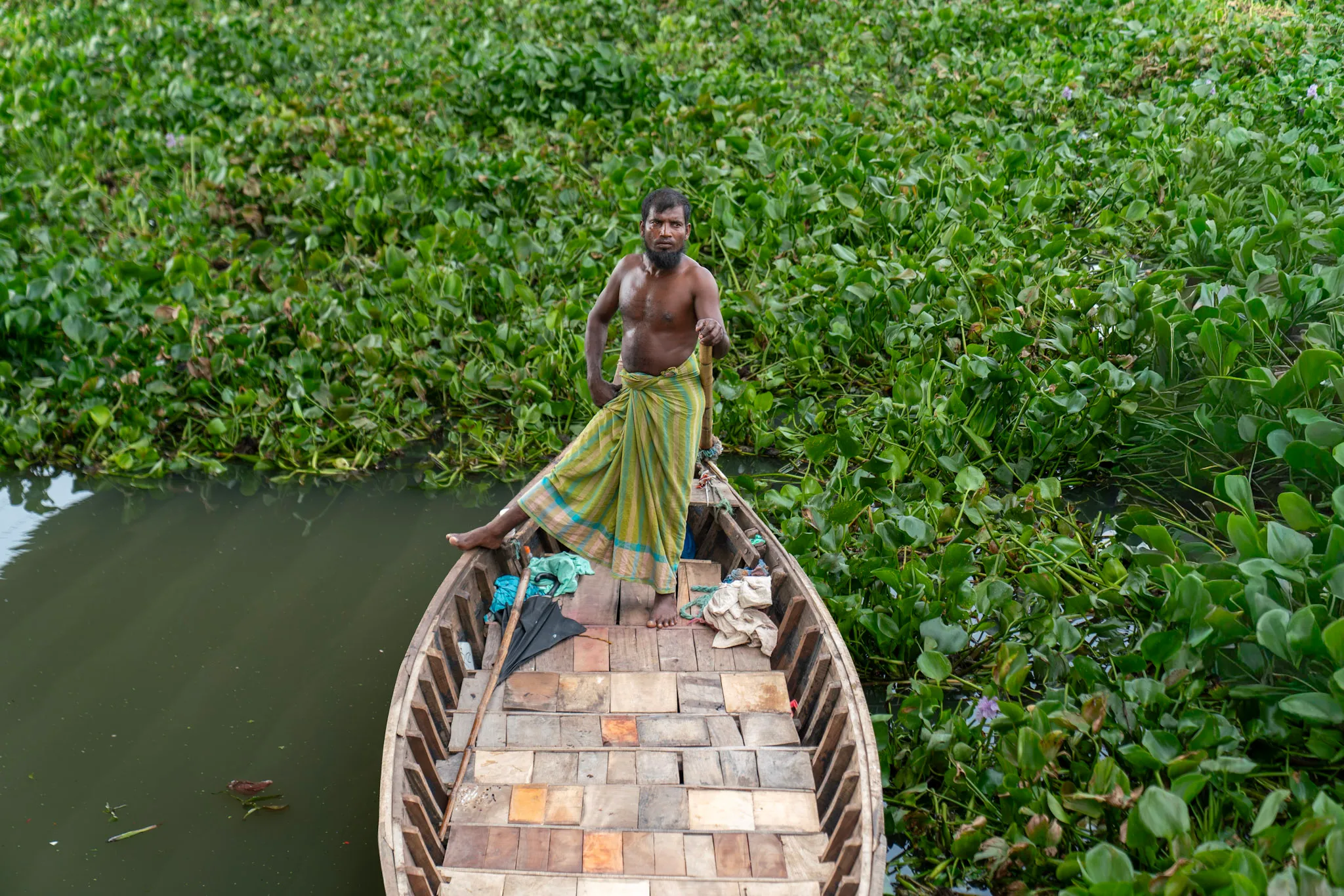 Boatman in the Hyacinth