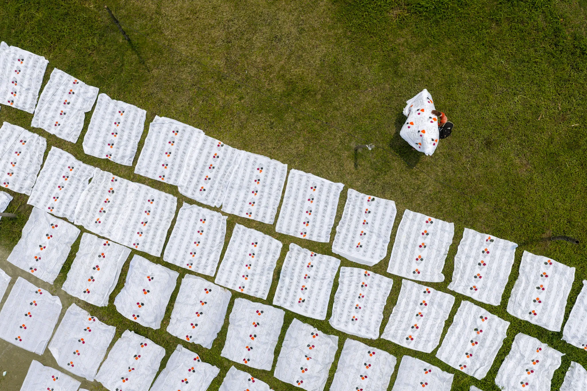 Rows of White
